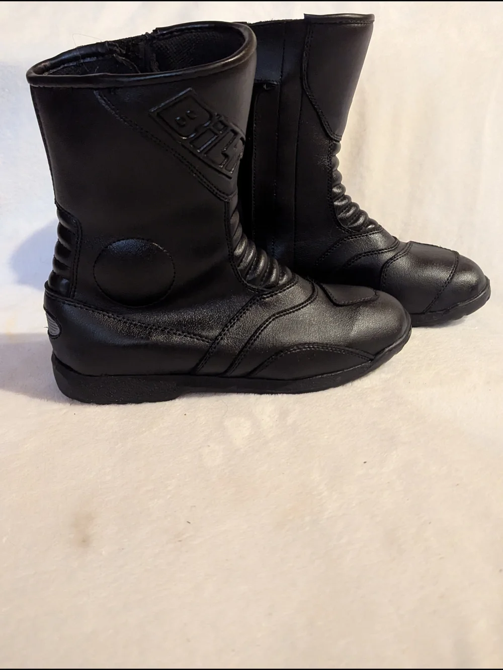 Men's Black Motorcycle Boots